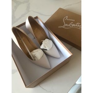 Authentic Christian Louboutin So Kate Off White